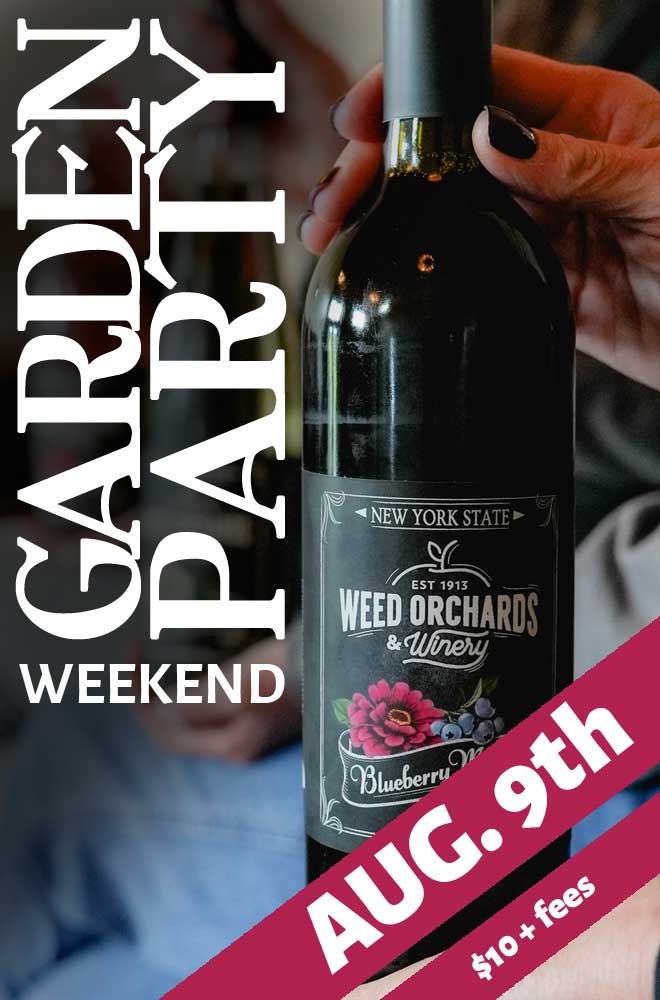 Garden Party Weekend August 9th